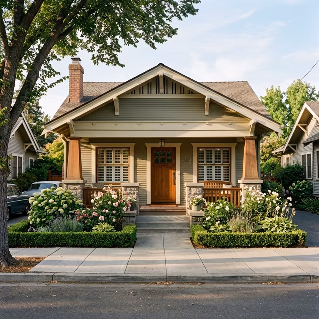 La Grange Window Coverings custom-templated plantation shutters with 3.5-inch louvers on a historic craftsman bungalow near Old Courthouse Square in McDonald Historic District, Santa Rosa CA 95401